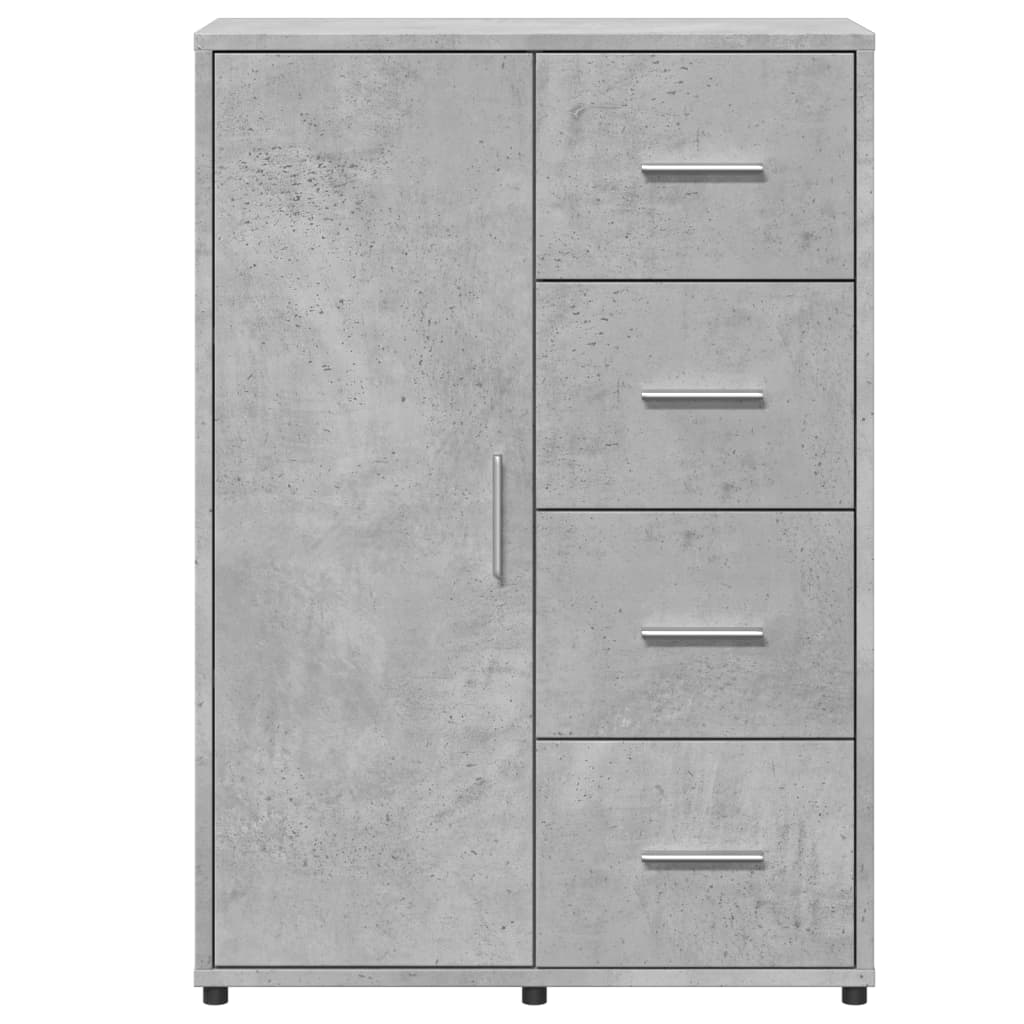 Sideboards 2 pcs Concrete Grey 60x31x84 cm Engineered Wood